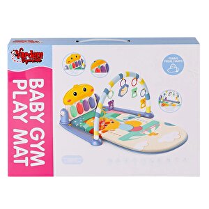 Pıyanolu Dınozor Gokkusagı Bebek Oyun Halısı Pıyanolu Dınozor Gokkusagı Bebek Oyun Halısı