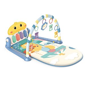 Pıyanolu Ordek Gokkusagı Bebek Oyun Halı