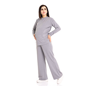 baby mom  Plazzo Hamile Pantolon, Gri, S