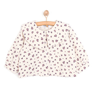 HelloBaby PLUM Kız Gömlek, Ekru, 9 Ay