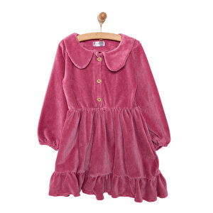 HelloBaby PLUM Kız Elbise, Mor, 9 Ay