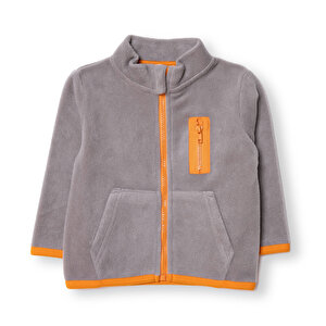 HelloBaby Polar Hırka, Gri, 3 - 6 Ay