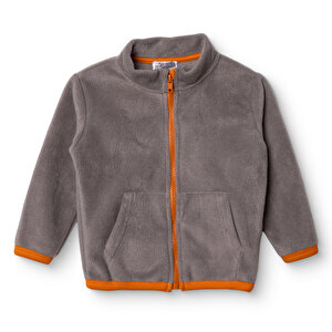 HelloBaby Polar Hırka, Gri, 3 - 6 Ay