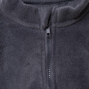 Erkek Bebek Polar Yelek Fermuarlı Hakim Yaka Atlet Kol