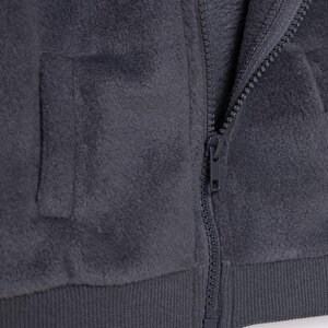 Erkek Bebek Polar Yelek Fermuarlı Hakim Yaka Atlet Kol