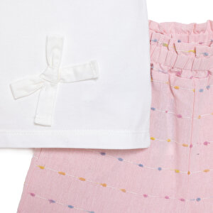 Ponpon Team Kız Tshirt-Şort Kız Bebek