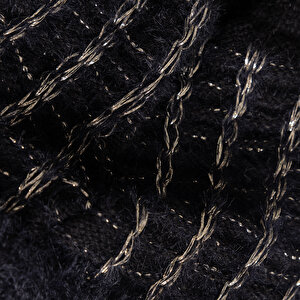 Ponponlu Simli Triko Kız Bere Kız Bebek