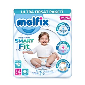 Molfix Premium Ultra Fırsat,4 Beden 86Ad