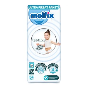 Molfix Premium Ultra Fırsat,6 Beden 54Ad