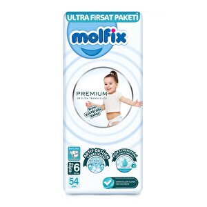 Molfix Premium Ultra Fırsat,6 Beden 54Ad