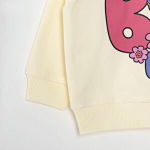 Prenscess Kız Sweatshirt - Tayt Kız Bebek Prenscess Kız Sweatshirt - Tayt Kız Bebek