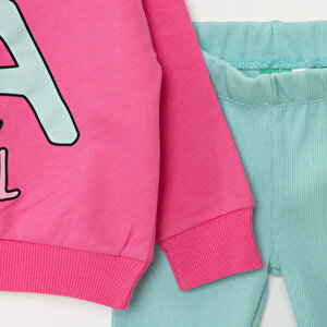 Prenscess Kız Sweatshirt - Tayt Kız Bebek Prenscess Kız Sweatshirt - Tayt Kız Bebek