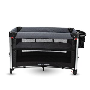 Quıck Fold Oyun Parkı 70x110cm-Dark Grey Black Quıck Fold Oyun Parkı 70x110cm-Dark Grey Black