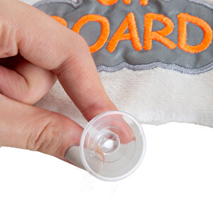 Reflektörlü Arabada Bebek Var Aparatı - Kahverengi Reflektörlü Arabada Bebek Var Aparatı - Kahverengi