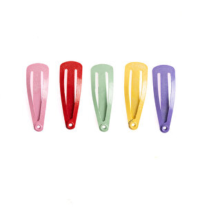 Renkli 10lu Minik Çıt Çıt Kız Toka Kız Bebek Renkli 10lu Minik Çıt Çıt Kız Toka Kız Bebek