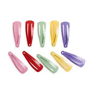 Renkli 10lu Minik Çıt Çıt Kız Toka Kız Bebek Renkli 10lu Minik Çıt Çıt Kız Toka Kız Bebek