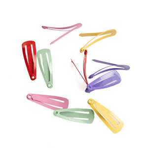 Renkli 10lu Minik Çıt Çıt Kız Toka Kız Bebek Renkli 10lu Minik Çıt Çıt Kız Toka Kız Bebek