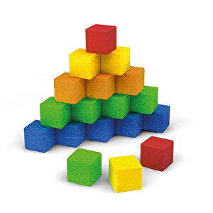 Renkli Ahşap Küpler Renkli Ahşap Küpler