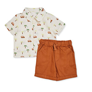 HelloBaby Safari, Ekru Baskılı, 6 - 9 Ay