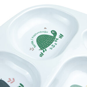 Safari Melamin Mama Tabağı 4 Bölmeli