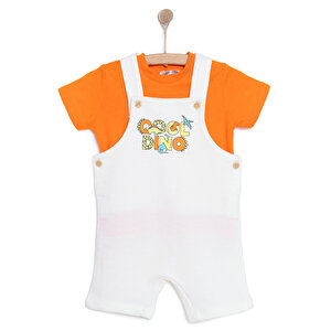 HelloBaby Salopet-Tsh, Turuncu, 3 - 6 Ay