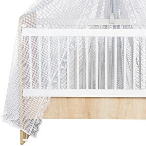 Bebek Tül Cibinlik Sedefli Beyaz Bebek Tül Cibinlik Sedefli Beyaz