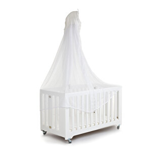 Bebek Tül Cibinlik Sedefli Beyaz Bebek Tül Cibinlik Sedefli Beyaz