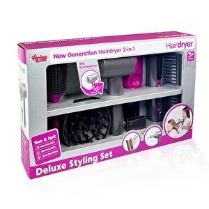 Sesli ve Işıklı 2in1 Lüks Saç Bakım Seti Sesli ve Işıklı 2in1 Lüks Saç Bakım Seti