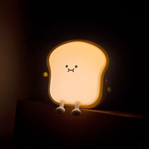 Çocuk Sevimli Tost Silikon Gece Lambası Çocuk Sevimli Tost Silikon Gece Lambası