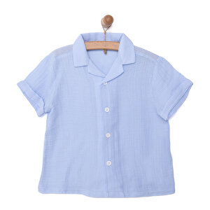 HelloBaby Shirt Teması Erkek, Mavi, 9 Ay