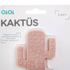Silikon Diş Kaşıyıcı Kaktüs Pembe Silikon Diş Kaşıyıcı Kaktüs Pembe