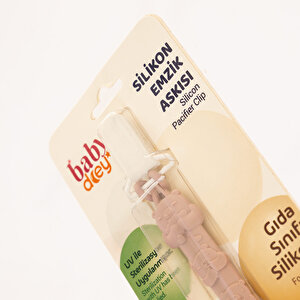 Silikon Emzik Askısı - Pembe