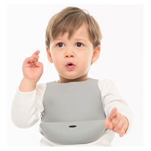 Silikon Bebek Mama Önlüğü