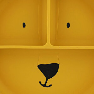 Silikon Vakumlu Bölmeli Tabak Mr.Lion Silikon Vakumlu Bölmeli Tabak Mr.Lion