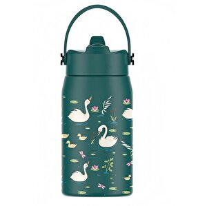 SipnJoy - Lil'Straw Çocuk Su Termosu | 420 ml - Swan Harmony
