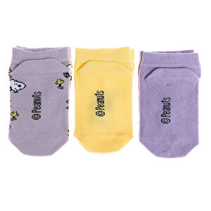 Snoopy 3'lü Bilek Çorap Kız Bebek