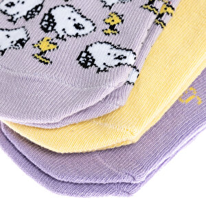 Snoopy 3'lü Bilek Çorap Kız Bebek