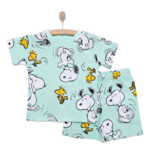 Snooze baby Snoopy Tsh, Açık Yeşil, 9 Ay