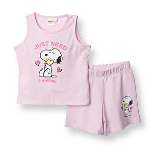 Snooze baby, Snoopy, L, Açık Pembe, 9 Ay