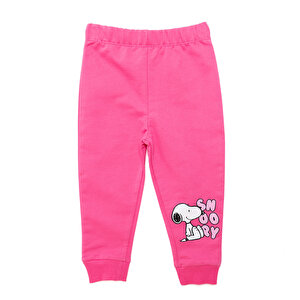 Snoopy  Kız Eşofman Alt, Pembe, 9 Ay