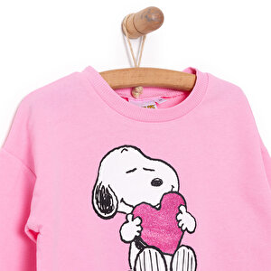 Snoopy Kız Sweatshirt Kız Bebek Snoopy Kız Sweatshirt Kız Bebek
