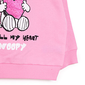 Snoopy Kız Sweatshirt Kız Bebek Snoopy Kız Sweatshirt Kız Bebek