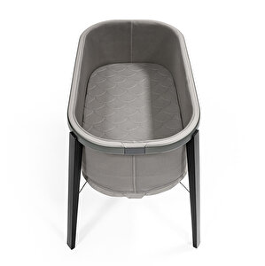 Snoozi Portatif Anne Yanı Beşik Gri