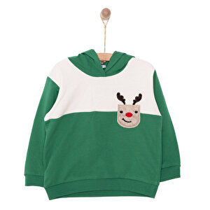 Snow Party Erkek Kapüşonlu Sweatshirt Erkek Bebek Snow Party Erkek Kapüşonlu Sweatshirt Erkek Bebek