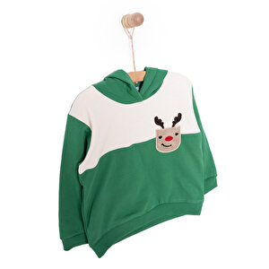 Snow Party Erkek Kapüşonlu Sweatshirt Erkek Bebek Snow Party Erkek Kapüşonlu Sweatshirt Erkek Bebek