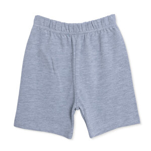 HelloBaby Şort, Gri Melanj, 6 - 9 Ay HelloBaby Şort, Gri Melanj, 6 - 9 Ay