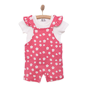HelloBaby Şort Salopet, Açık Pembe, 6 Ay