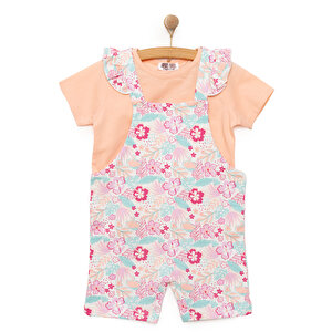 HelloBaby Şort Salopet-Tshi, Pembe, 6 Ay