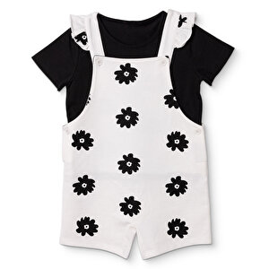 HelloBaby Şort S, Ekru Baskılı, 3 - 6 Ay