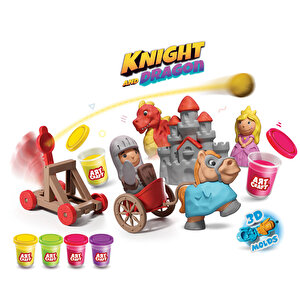 Şövalye Ve Ejderha Oyun Hamur Set 280 Gr Şövalye Ve Ejderha Oyun Hamur Set 280 Gr